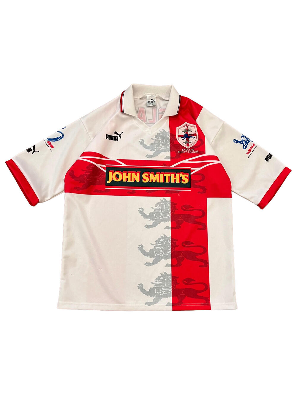 Vintage England Rugby League Puma 1995 Shirt Jersey Vintage 1990s Mens Large